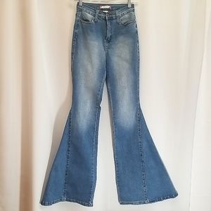 Vibe & Rant Flare denim Jeans Size 5 waist 27